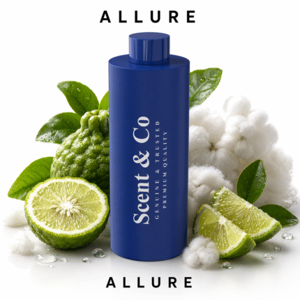 ALLURE Aroma Oil Diffuser 500ML, Fresh Bergamot, Grapefruit & Musk Blend, IFRA Certified, Pet-Friendly Home Fragrance, Crafted in UK, Made in UAE