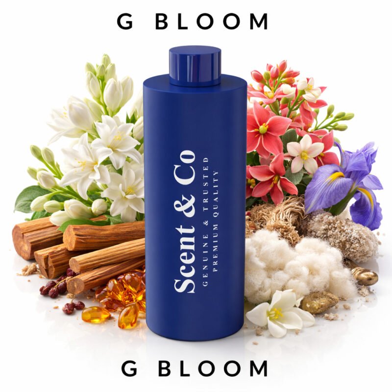 G BLOOM Aroma Oil Diffuser 500ML, Floral Citrus & Fruity Notes with White Musk & Vanilla, IFRA Certified, Pet Friendly Home Fragrance Oil, Made in UAE, Crafted in UK
