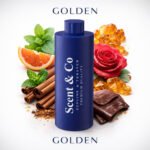 GOLDEN Aroma Oil Diffuser 500ML Mandarin, Mint, Grapefruit, Spicy, Cinnamon, Rose, Patchouli, Ambergris, Leather, Long-Lasting Scent Marketing Oil for Home, Office, & Boutique in UAE