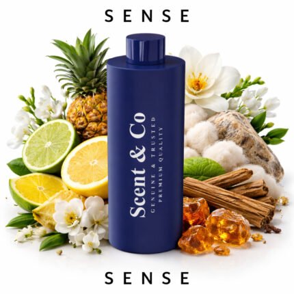 SENSE Aroma Oil Diffuser 500ML UK Crafted & UAE Made Fragrance with Bergamot, Nectarine, Jasmine, Freesia, Amber & Sandalwood Scent & Co Breeze of Joy for Homes, Offices, Hotels & Spas in Dubai & Abu Dhabi