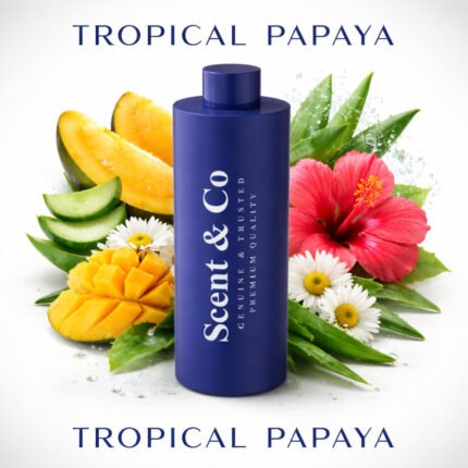 TROPICAL PAPAYA Aroma Oil Diffuser 500ML Long-Lasting Scent Marketing Solution for Hotels, Spas & Retail Spaces in UAE, Premium Essential Oil Diffuser with Continuous Fragrance IFRA Certified