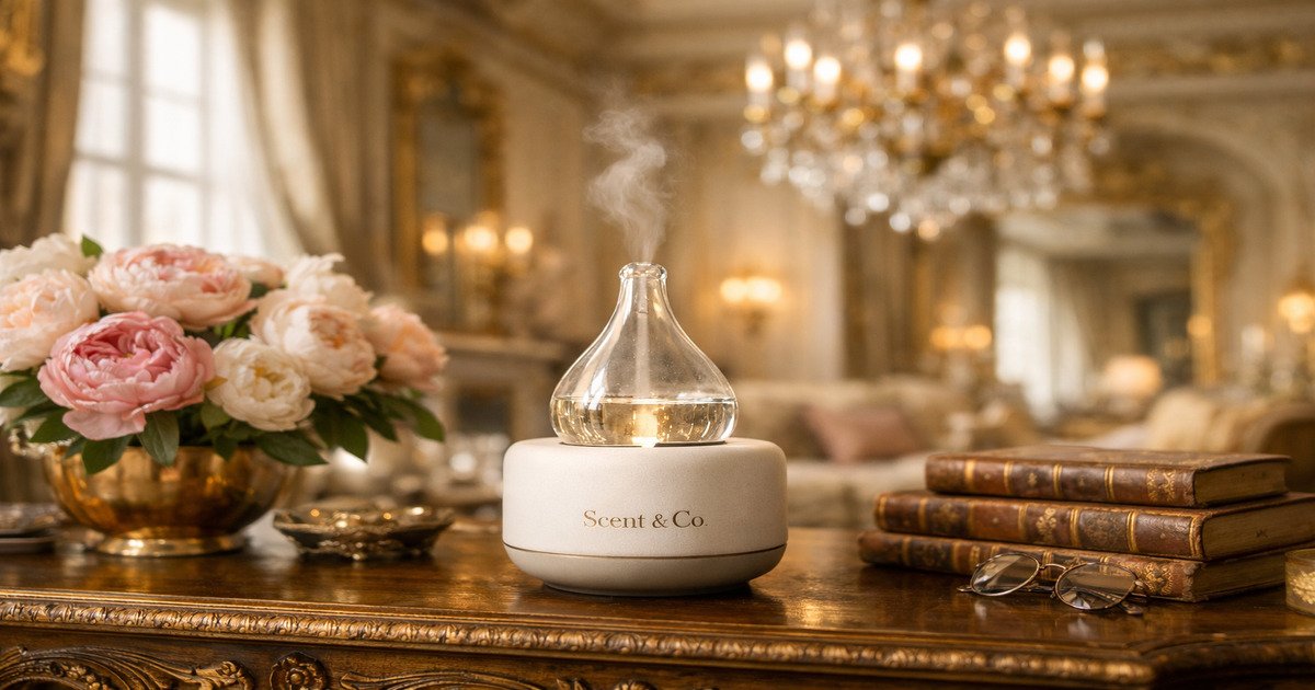 top glassy home fragrance diffuser