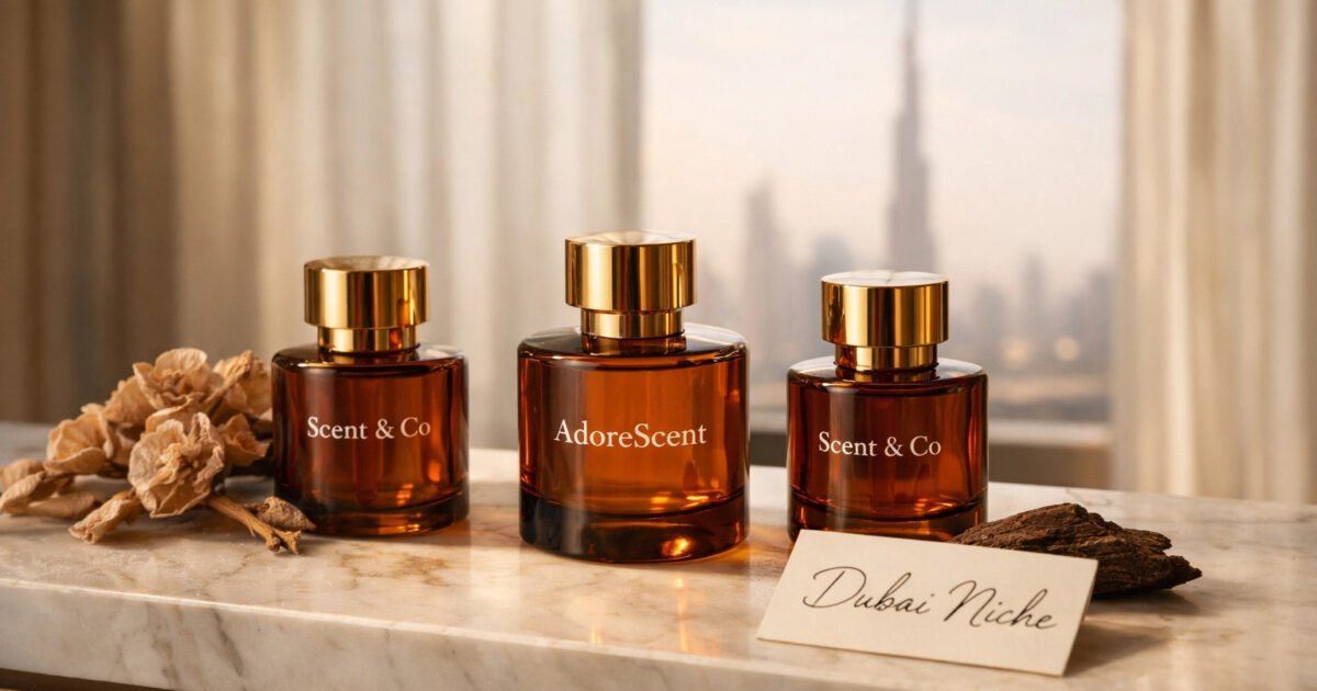 three of the best niche perfume brands Dubai