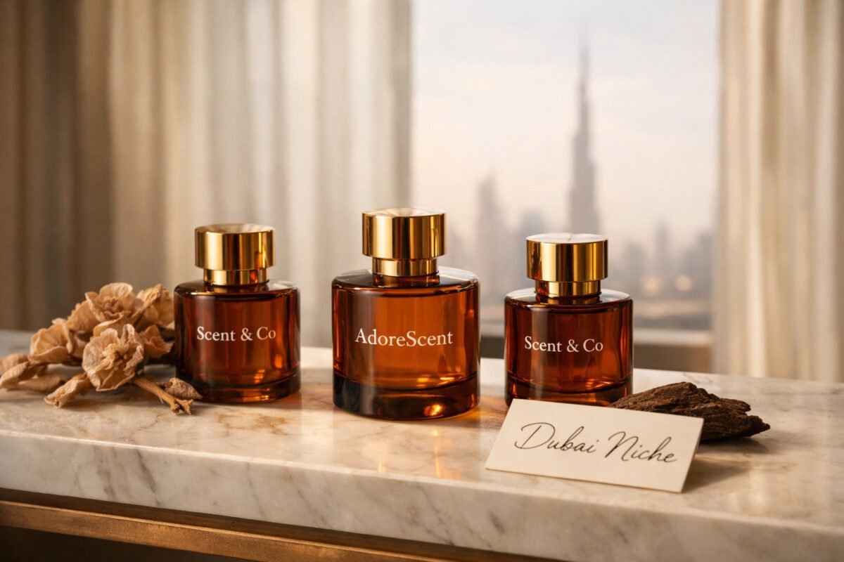 three of the best niche perfume brands Dubai