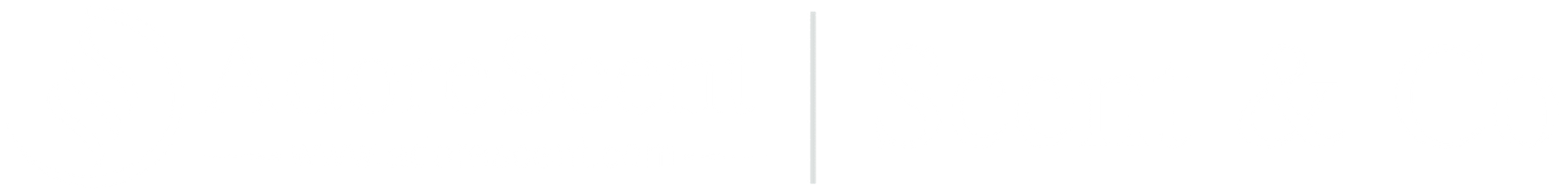 Logo for adorescent perfumes and scent and co brand in white transparent color